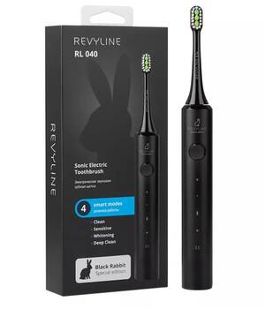 Электрическая звуковая зубная щётка Revyline RL 040 Black Rabbit Special Edition